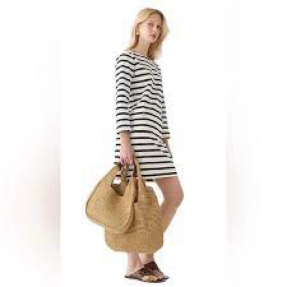 J Crew Mariner Shirtdress with gold buttons dress